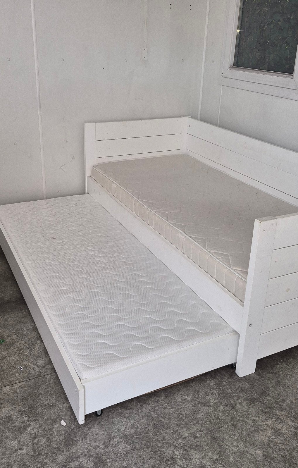 Mooi kajuitbed met uitschuifbaar extra bed, 85 tot 100 cm, Gebruikt, 180 cm of meer, Ophalen