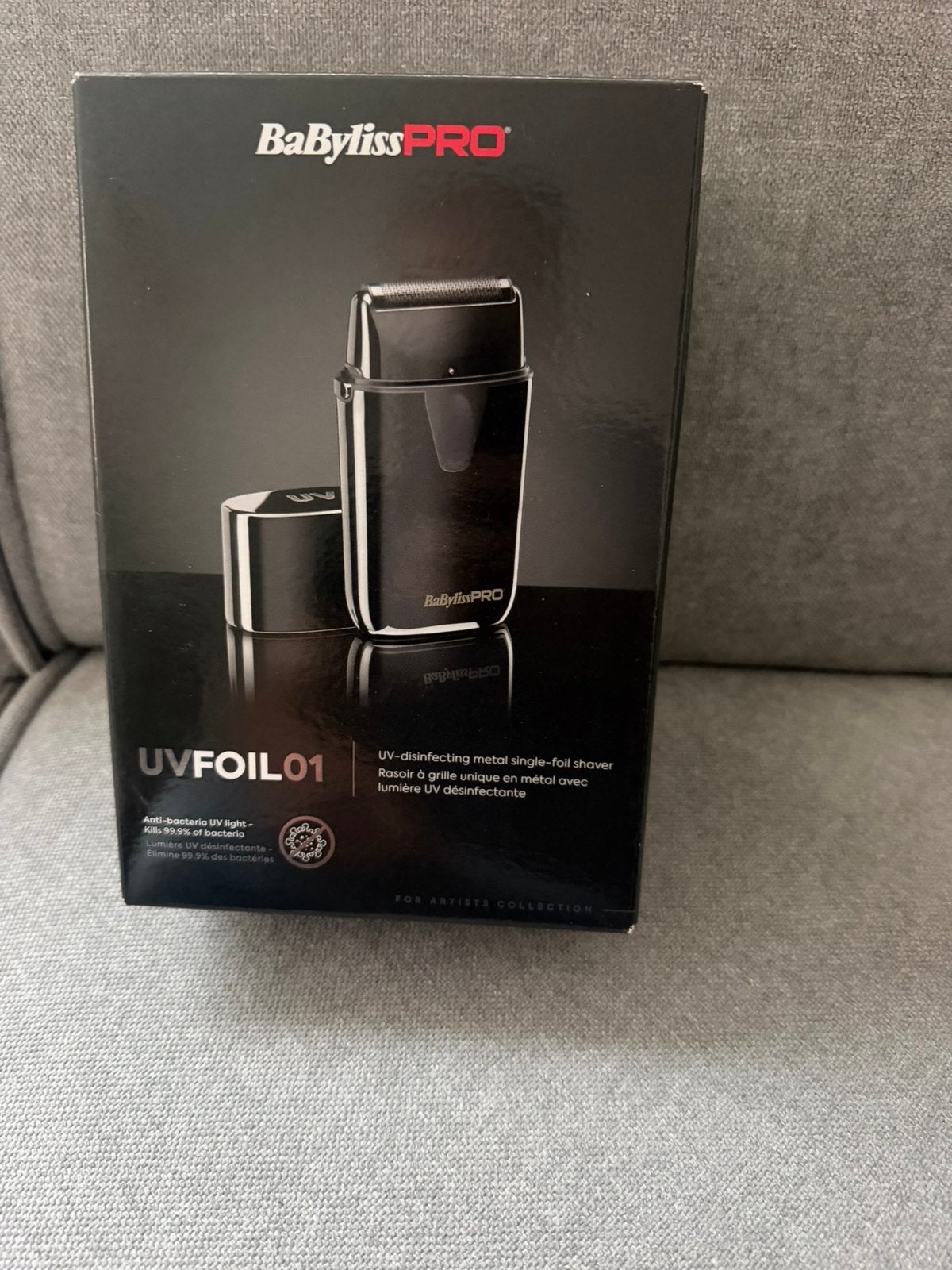 Babyliss pro UVFOIL01 Anti -Bacteria Shaver, Ophalen of Verzenden, Zo goed als nieuw, Tondeuse