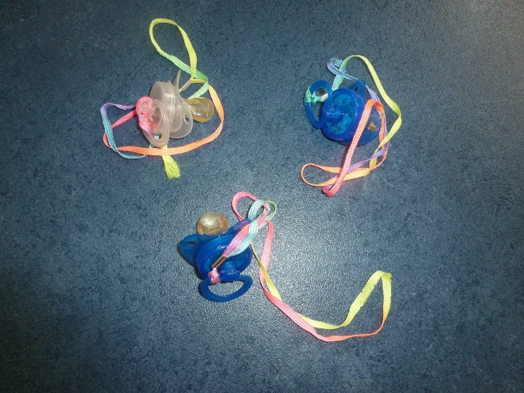 3 fopspenen met lichtjes er in, Ophalen of Verzenden, Zo goed als nieuw, Overige typen