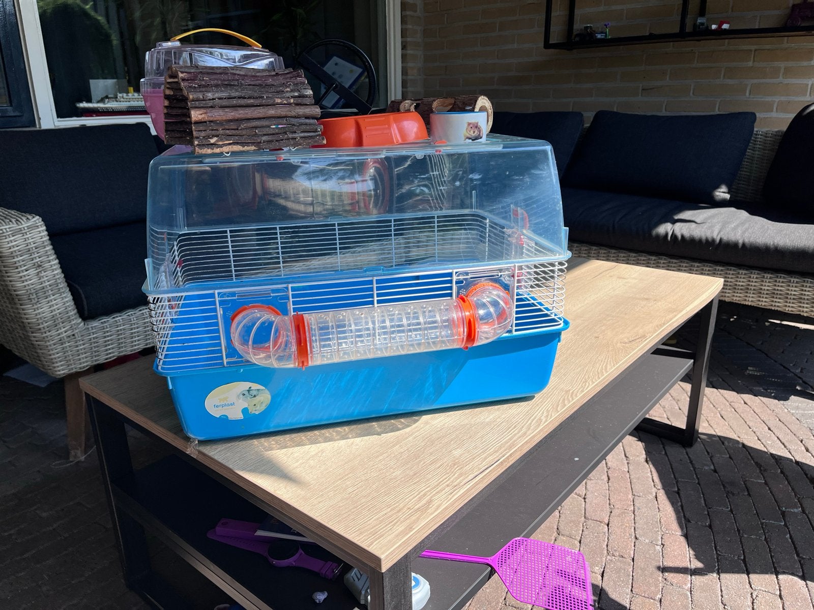 Hamster kooi, Ophalen, Gebruikt