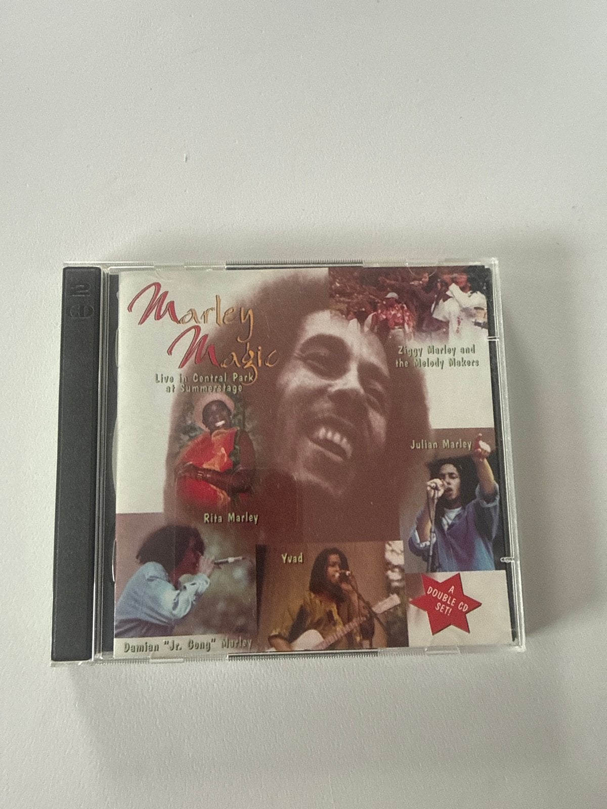 Marley Magic: Live in Central Park - Dubbel CD Set, Verzenden, Gebruikt, Live-album, Inclusief doosje