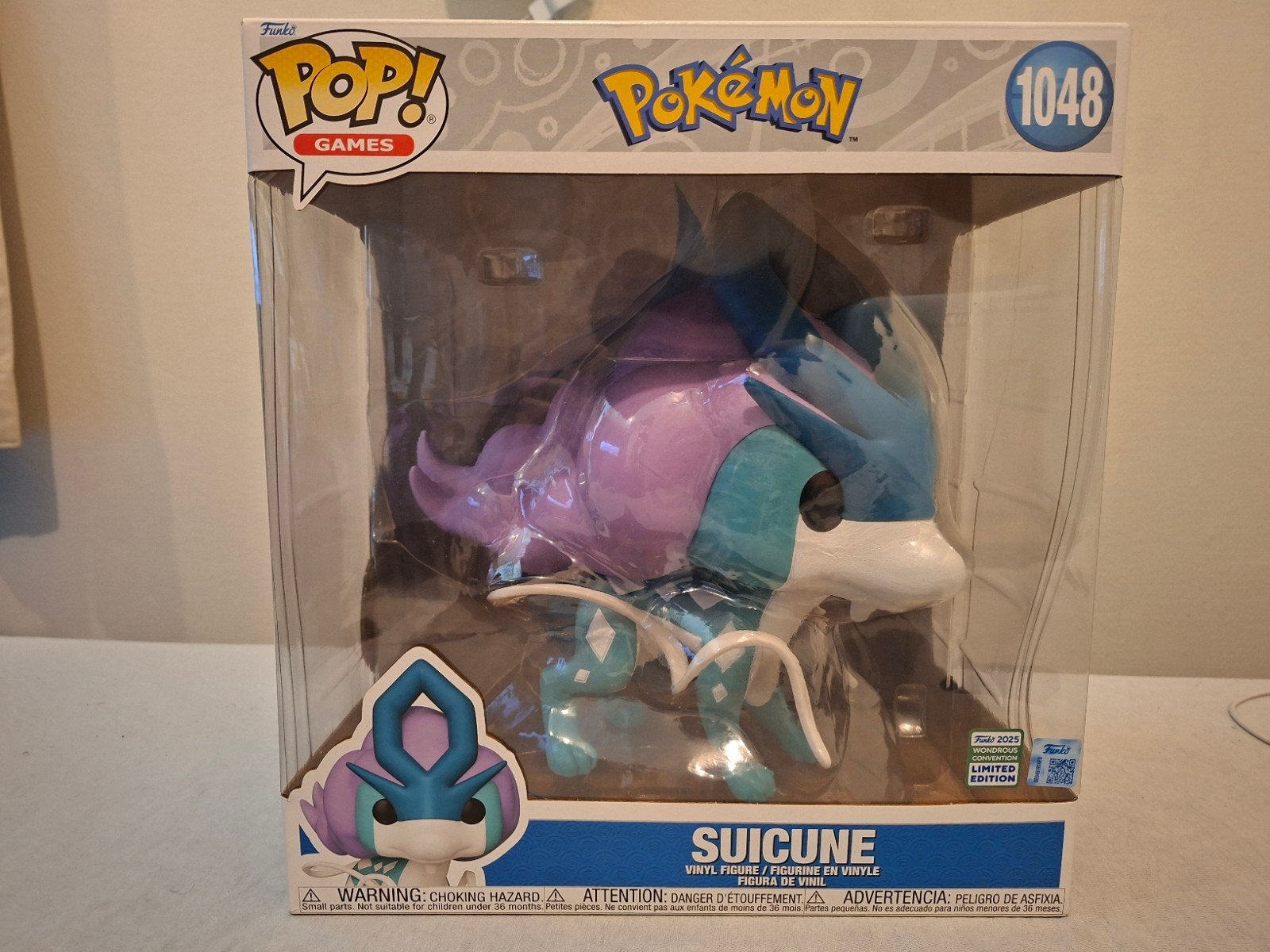 10'Inch Limited Edition Suicune Jumbo Funko Pop!, Ophalen of Verzenden