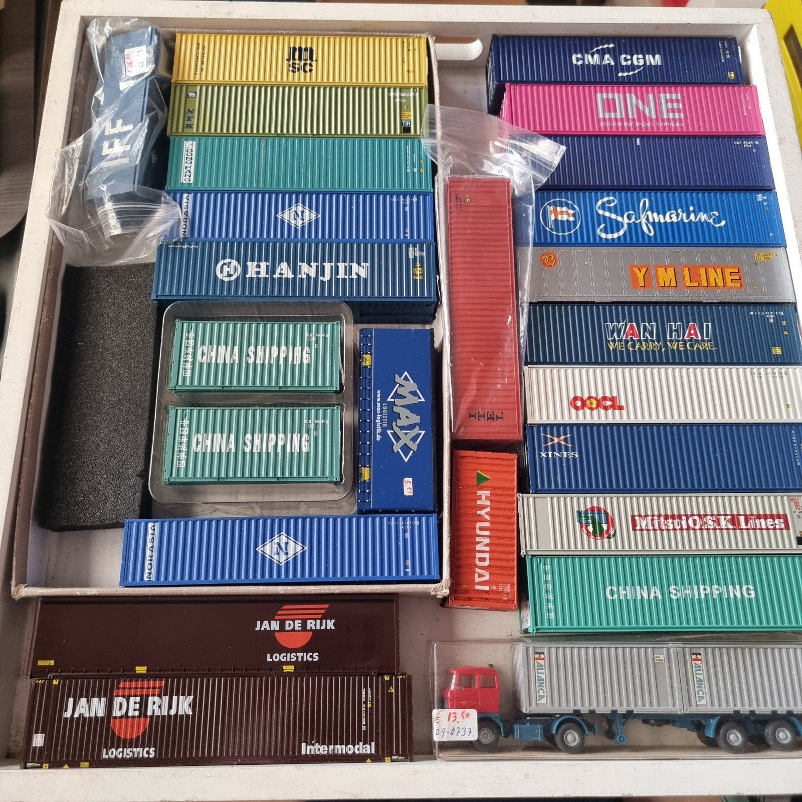 CONTAINER DIVERS H0-1:87 Tv IV-V, Ophalen of Verzenden, Zo goed als nieuw, Overige merken