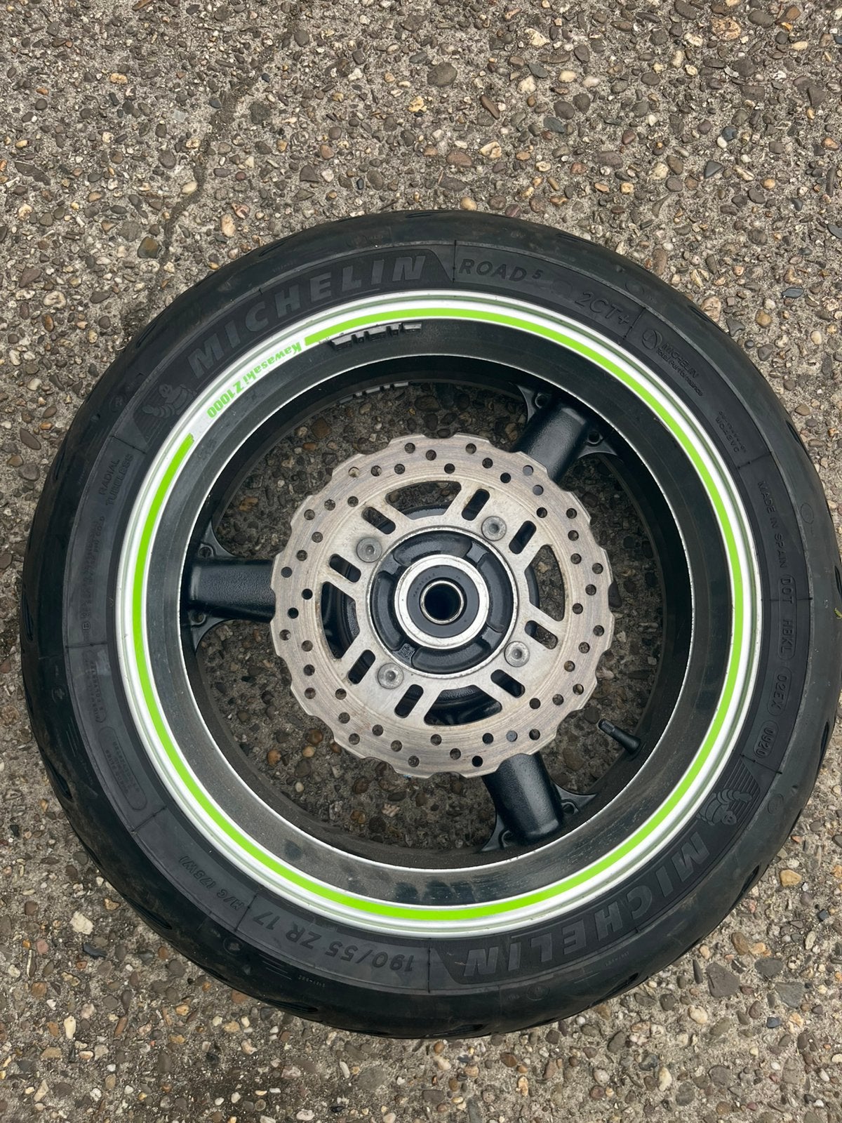Achterwiel kawasaki Z1000, Motoren, Onderdelen | Kawasaki, Ophalen