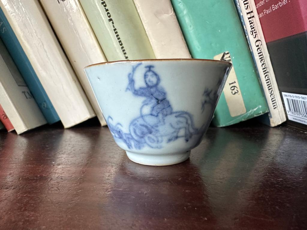 Zeldzaam Chinees Kangxi theekommetje 1662-1772, Antiek en Kunst, Ophalen of Verzenden