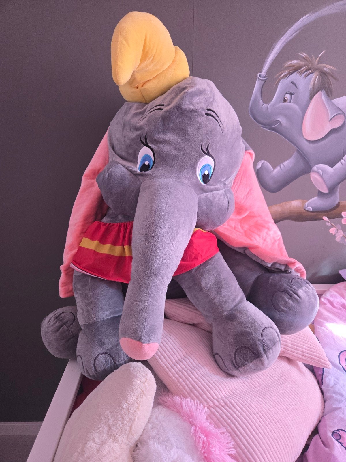 Grote Dumbo knuffel - Disney olifant, Ophalen, Disney, Disney, Grijs