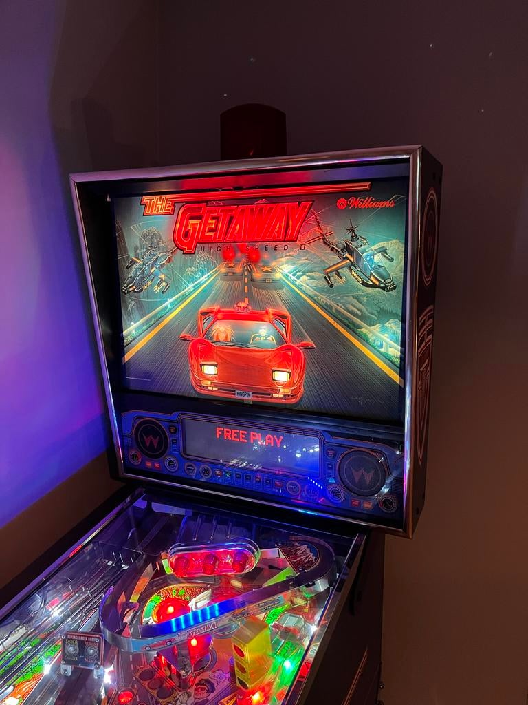 Williams Getaway High Speed II Flipperkast (1992), Verzamelen, Automaten | Flipperkasten, Ophalen, Gebruikt, Elektronisch, Williams