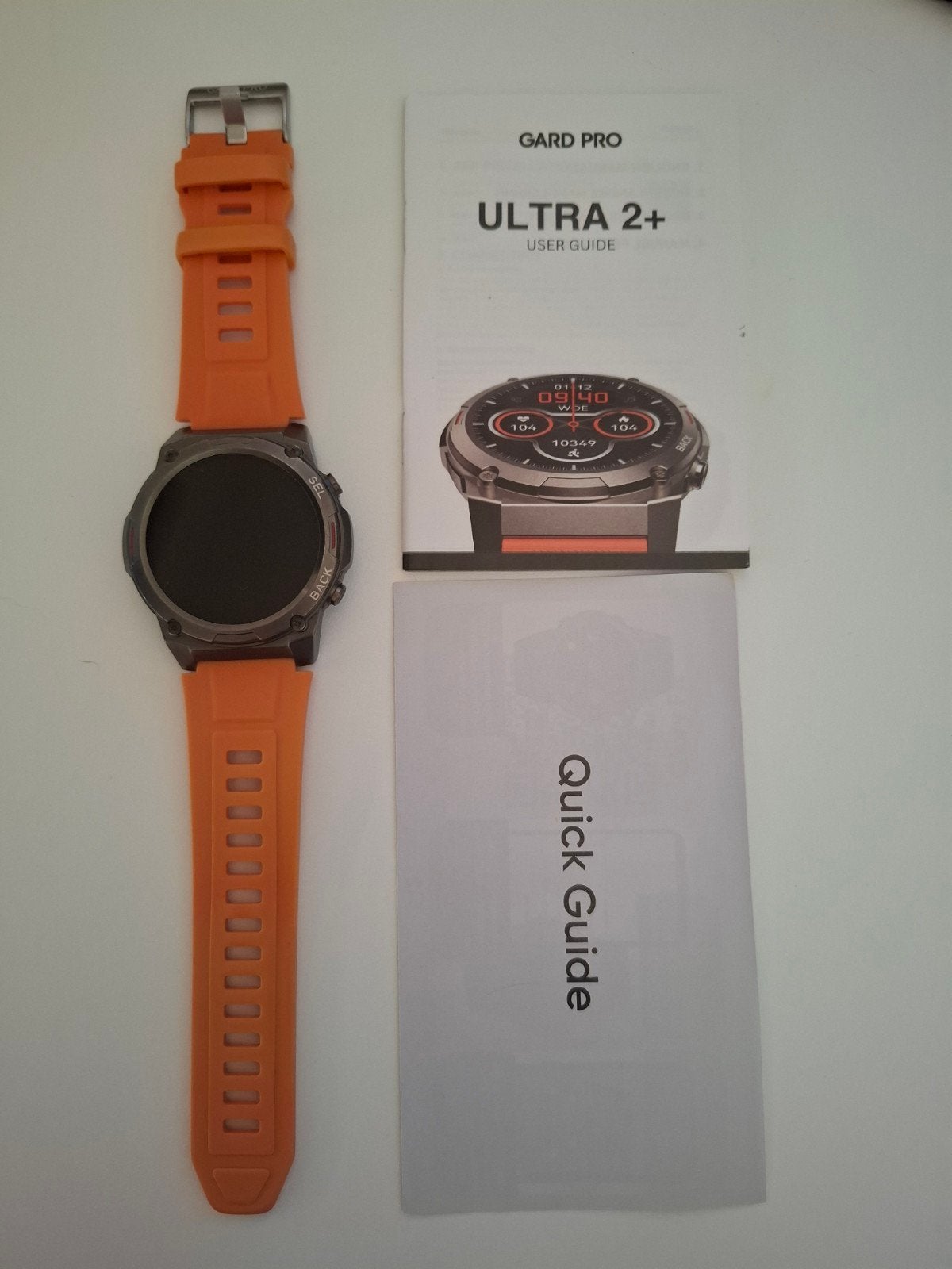 Gard Pro Ultra 2+ Smartwatch - Oranje, Sieraden, Tassen en Uiterlijk, Smartwatches, Gebruikt, Oranje, Ophalen of Verzenden, Gard Pro