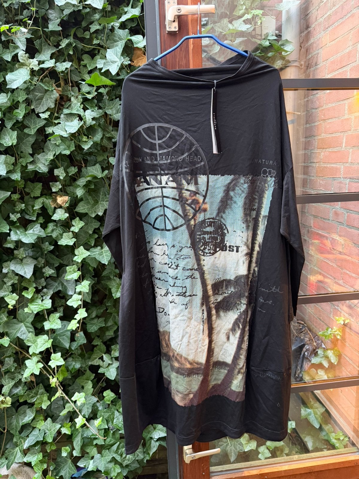 Waikiki black print jurk Rundholz Dip mt OS, Zwart, Rundholz, Nieuw, Wachtendonk