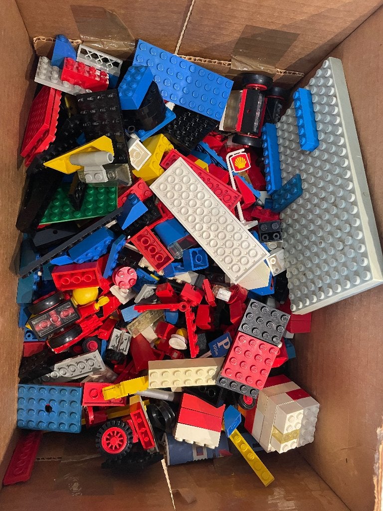 Lego vintage jaren 70, Kinderen en Baby's, Speelgoed | Duplo en Lego, Gebruikt, Lego, Losse stenen, Inclusief instructies, Inclusief minifiguren