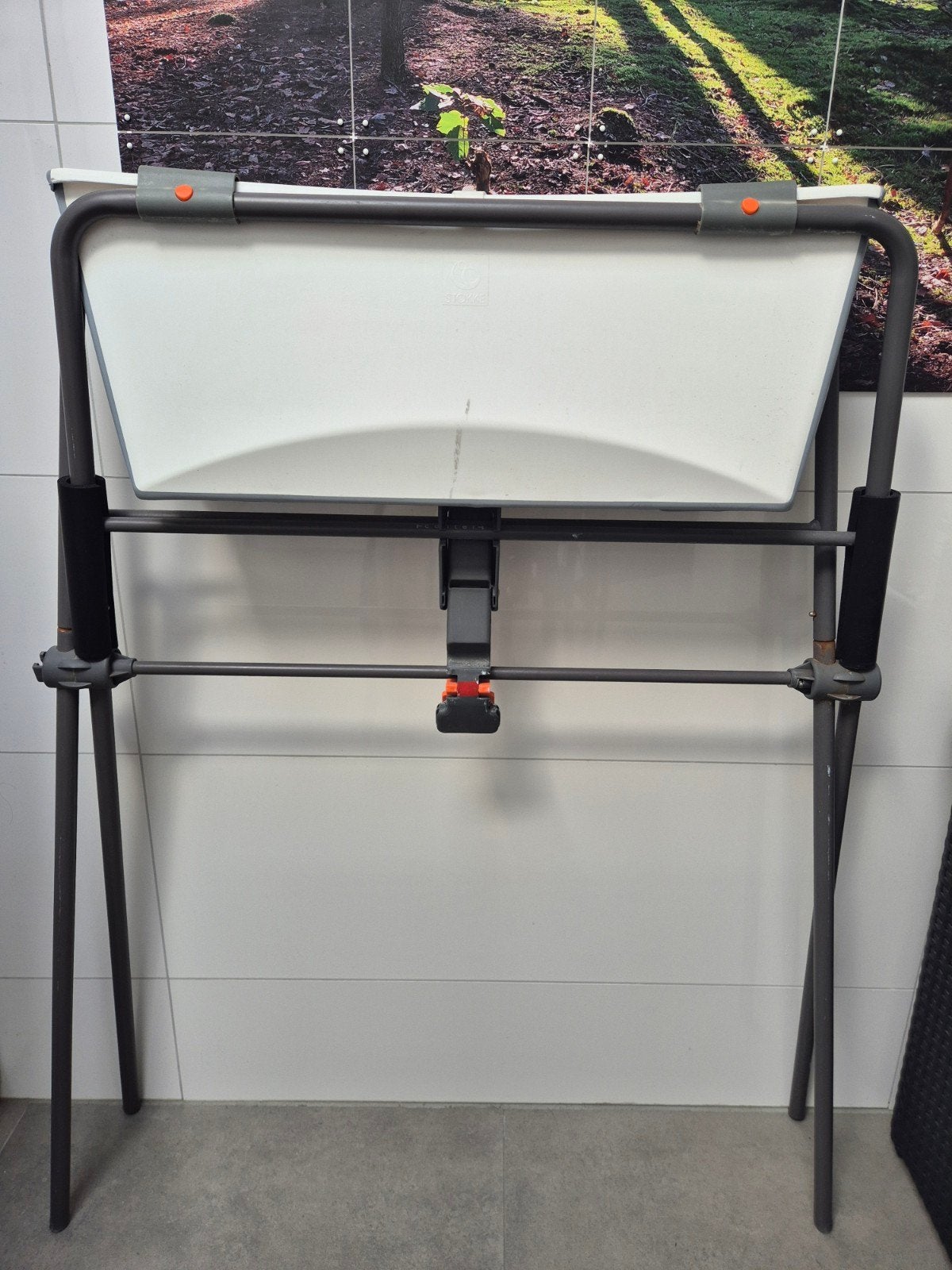 Stokke Flexi Bath opvouwbaar babybadje met new born inlegger, Kinderen en Baby's, Gebruikt, Badje, Standaard, Ophalen