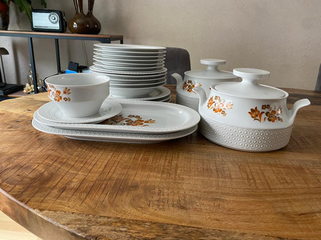 Vintage/Retro servies, Ophalen