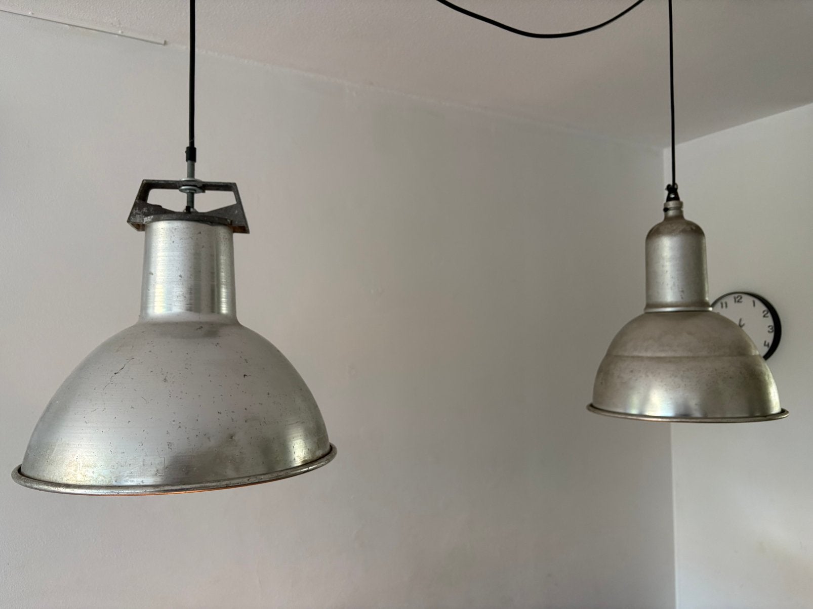 Industriële hanglampen (vintage), Ophalen, Zo goed als nieuw