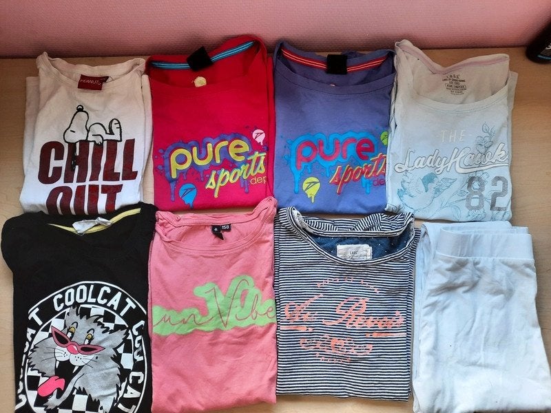 Pakket zomerkleding/ meisje 146/158/ Coolcat /T-shirt, Ophalen of Verzenden, Zo goed als nieuw, Maat 146
