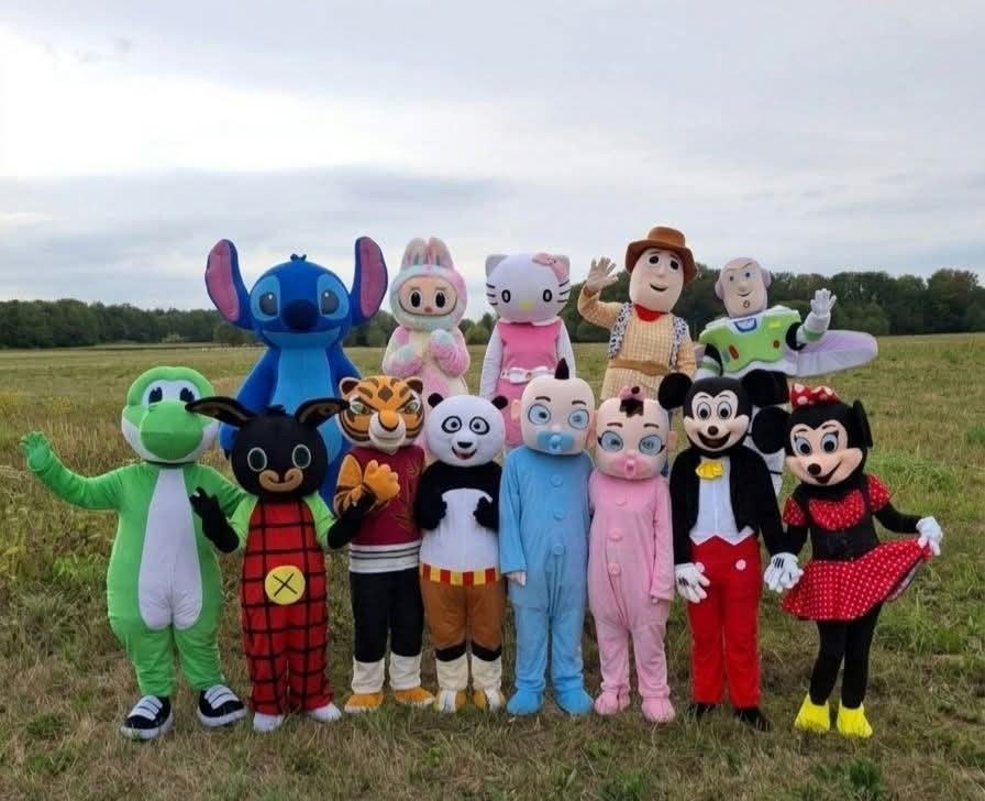 mascottes te Huur met of zonder acteur, Ophalen of Verzenden