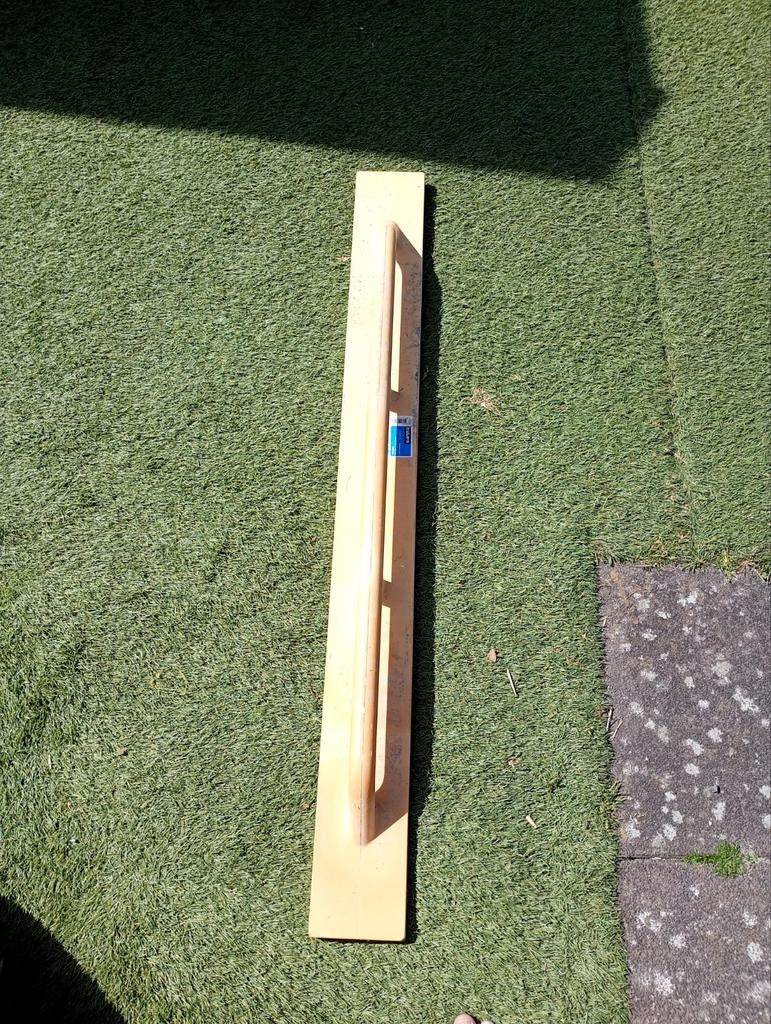 Gamma afrijlat 120 cm met handgreep, Ophalen, Gebruikt