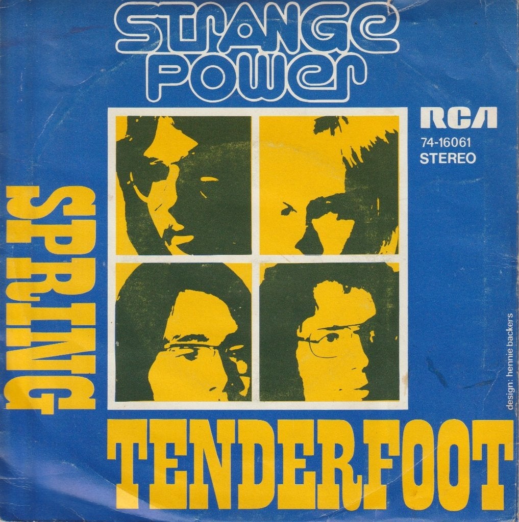 single Zwolse Band - Strange Power - Tenderfoot, Cd's en Dvd's, Gebruikt, 7 inch, Ophalen of Verzenden, Pop