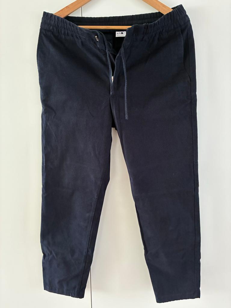 NN07 Corduroy Broek - Donkerblauw - Maat 31/32, Kleding | Dames, Broeken en Pantalons, Ophalen of Verzenden, Zo goed als nieuw