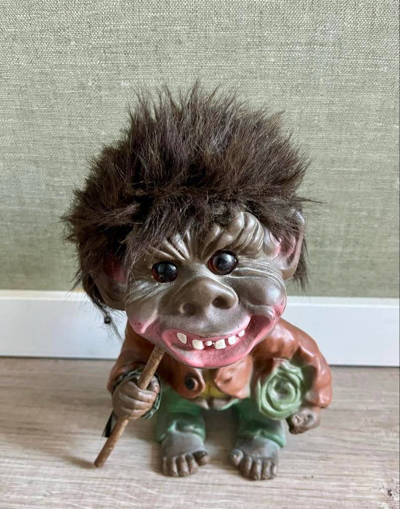 Vintage originele Heico troll bobblehead, Verzamelen, Poppetjes en Figuurtjes, Ophalen of Verzenden, Gebruikt