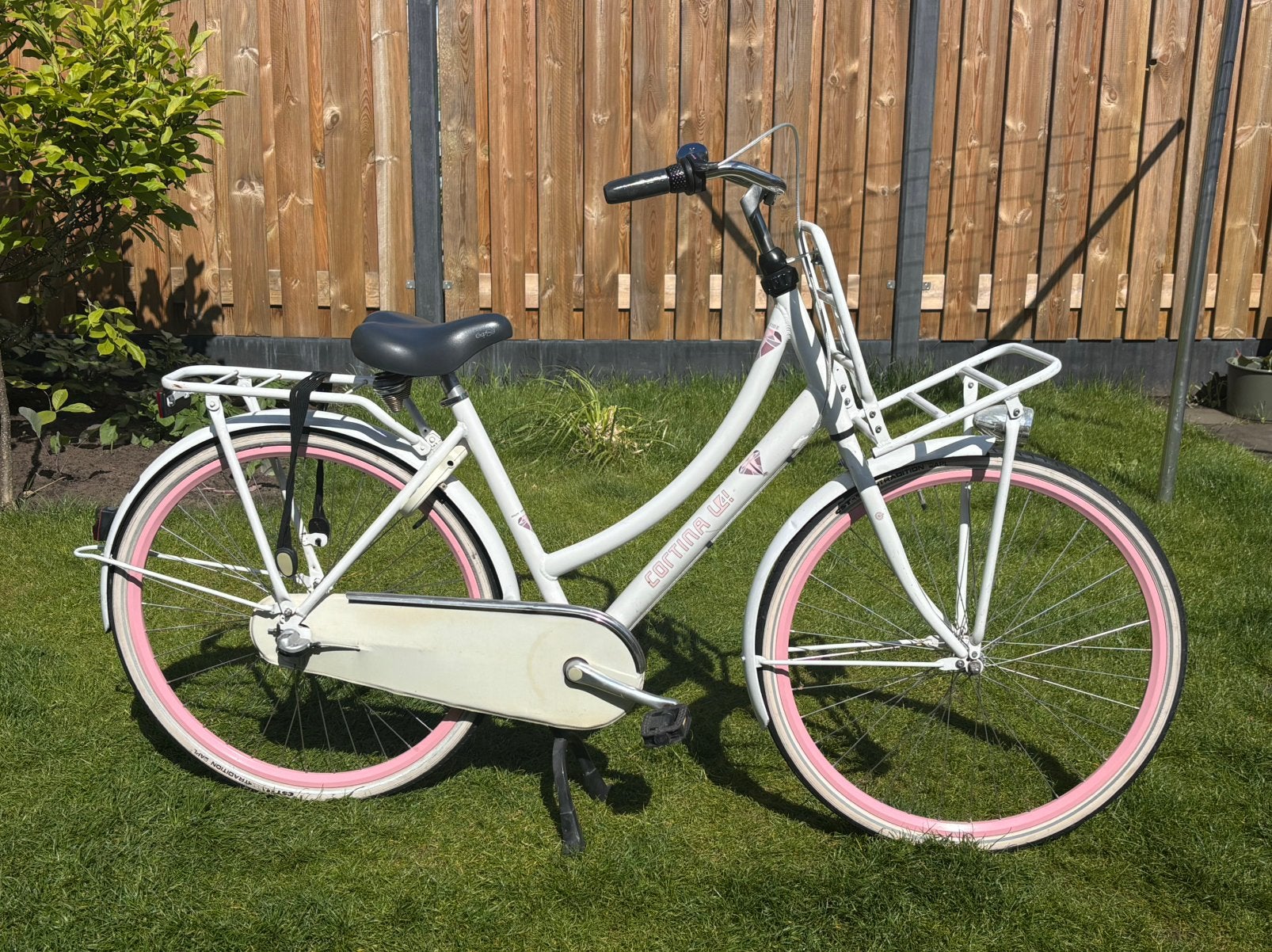 28” Cortina U4  dames / meisjes fiets wit roze 3 versnelling, Ophalen of Verzenden, Gebruikt, Overige merken, Versnellingen
