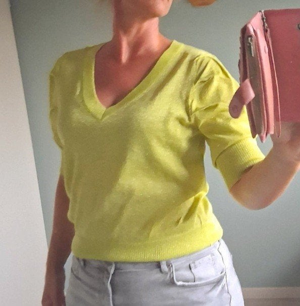 NIEUW Appelgroen trui shirt halve mouw pof Shoeby glitter, Kleding | Dames, Maat 46/48 (XL) of groter, Nieuw, Ophalen of Verzenden