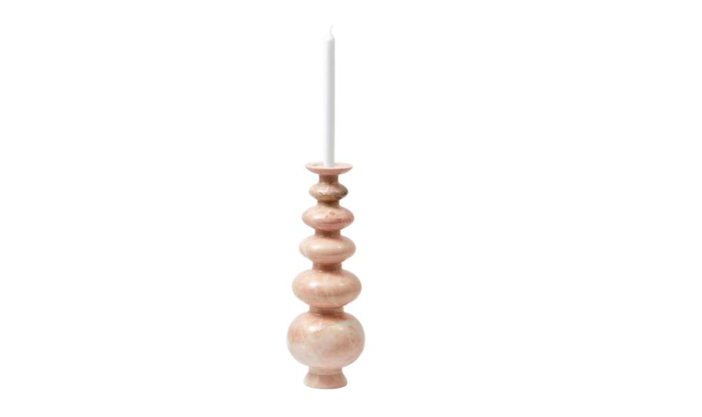 POLSPOTTEN Kandelaar  Heritage Sphere Pink | Van €800, nu, Huis en Inrichting, Woonaccessoires | Kandelaars en Kaarsen, Overige materialen