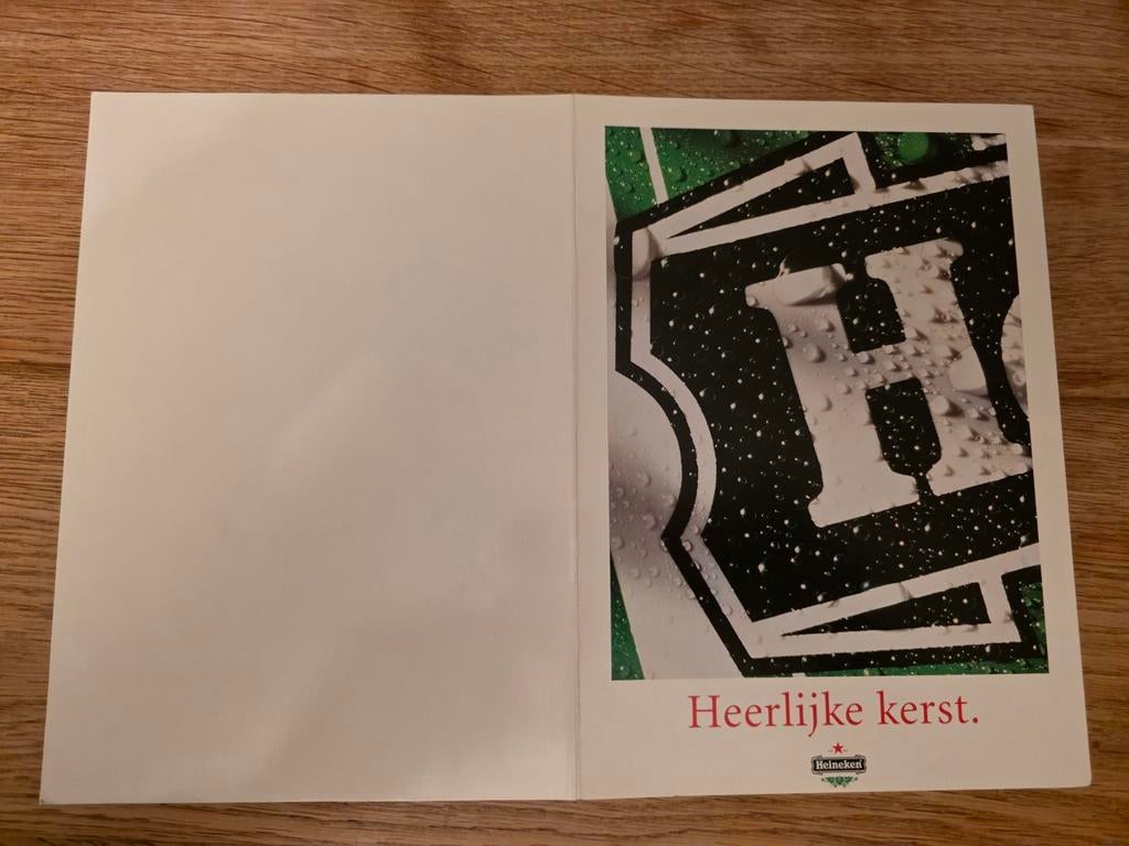 Heineken Kerstkaart, Ophalen of Verzenden, Heineken