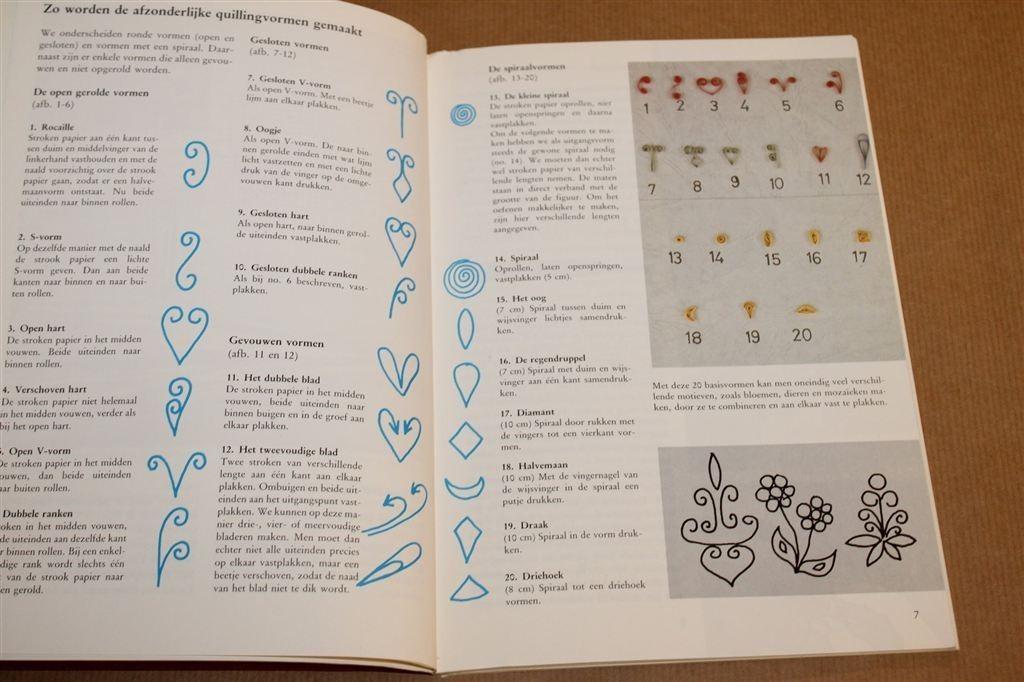 Filigreinwerk met Papier — Quilling Patronen & Modellen, Ophalen of Verzenden, Gelezen