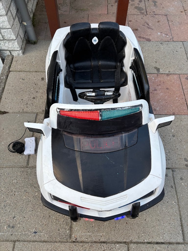 Politie Kinder Elektrische Auto Rijden Op 12V, Ophalen, Gebruikt