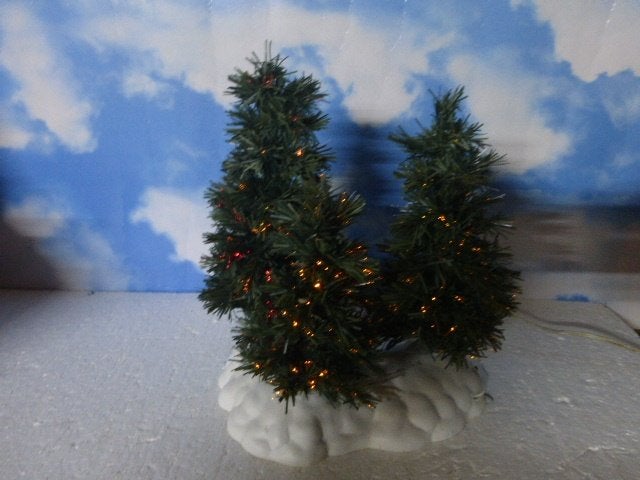 lemax musical shimmering spruce bomen kerstdorp scenery, Ophalen of Verzenden, Zo goed als nieuw
