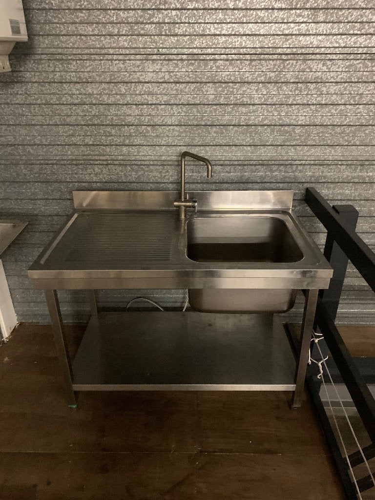 Stalen Horeca Wasbak, Overige typen, Ophalen, Gebruikt