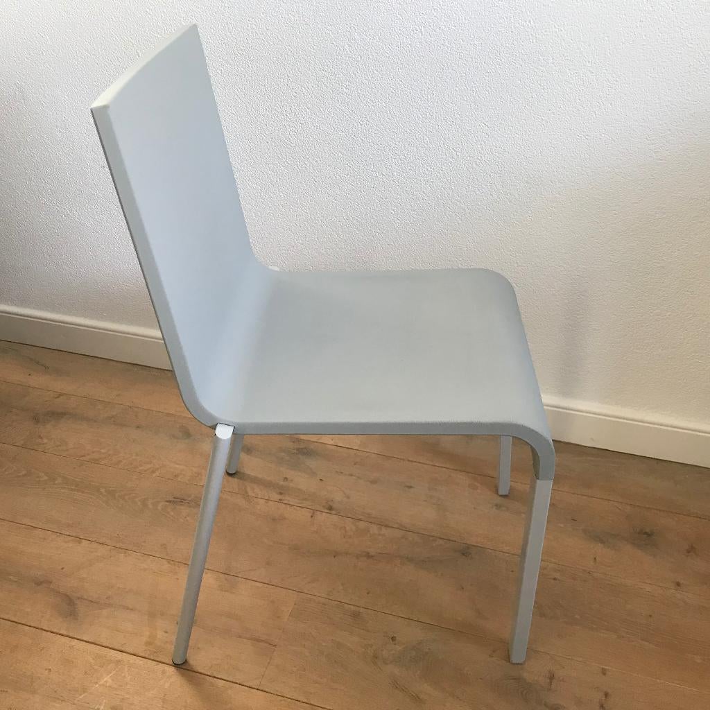6 Vitra MVS 03 .03 Vitra.03 design stoel chair grijs, Kunststof, Gebruikt, Ophalen of Verzenden, Nvt