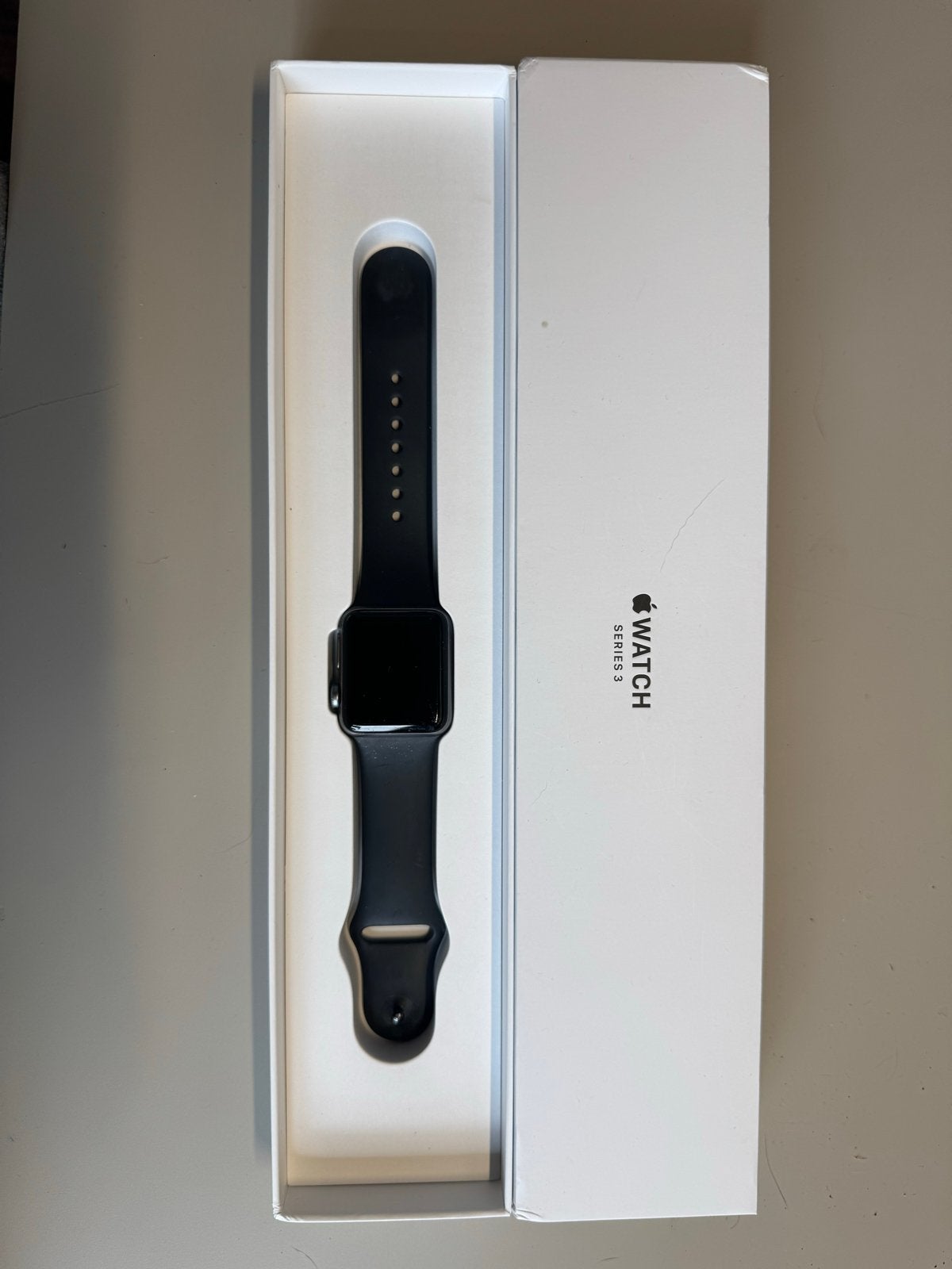 Apple Watch Series 3 Zwart - Gebruikt, Gebruikt, Hartslag, Zwart, IOS