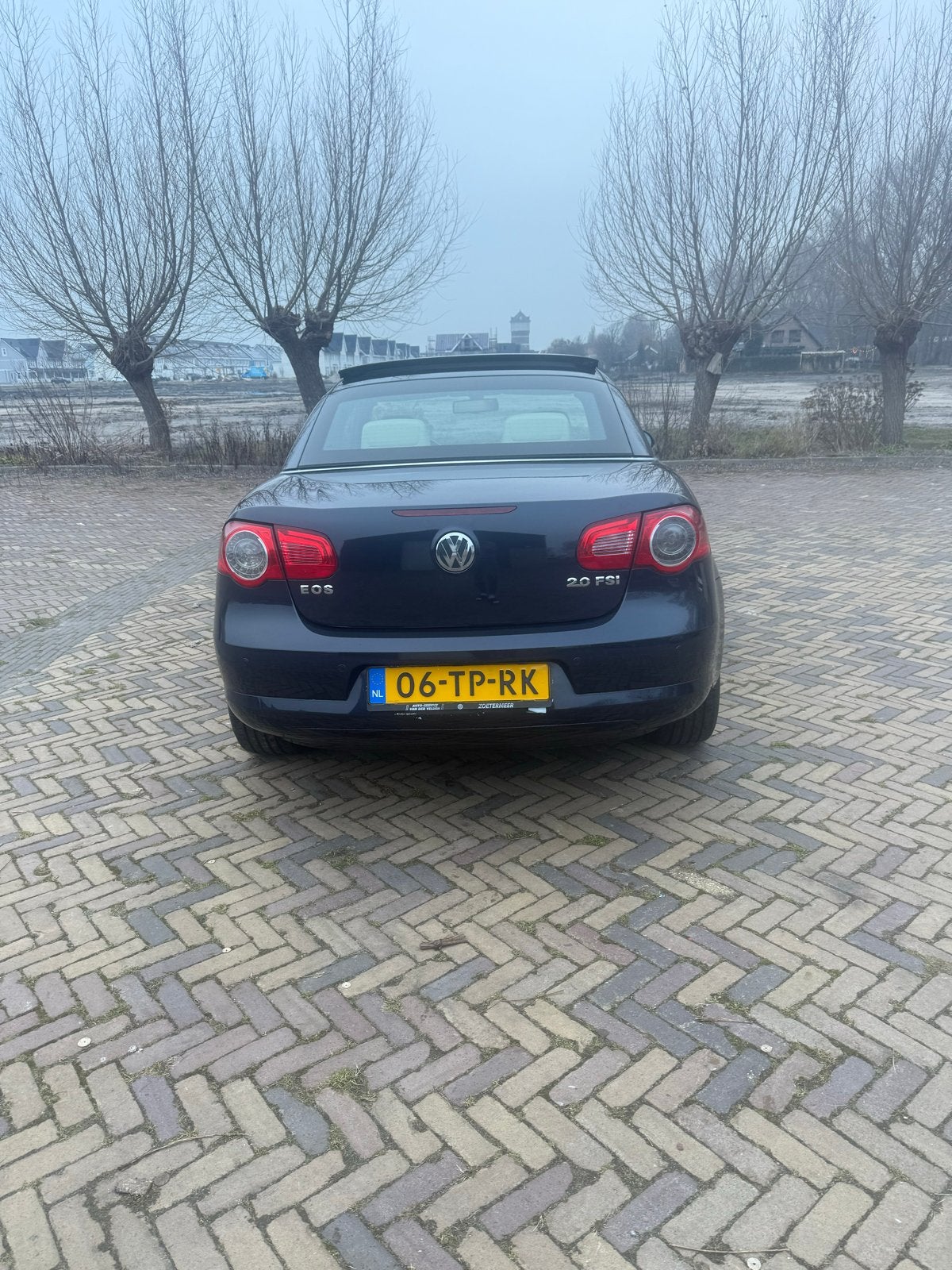 Volkswagen Eos 2.0 2007 Blauw NIEUW APK!, Auto's, Voorwielaandrijving, 4 cilinders, Origineel Nederlands, Handgeschakeld