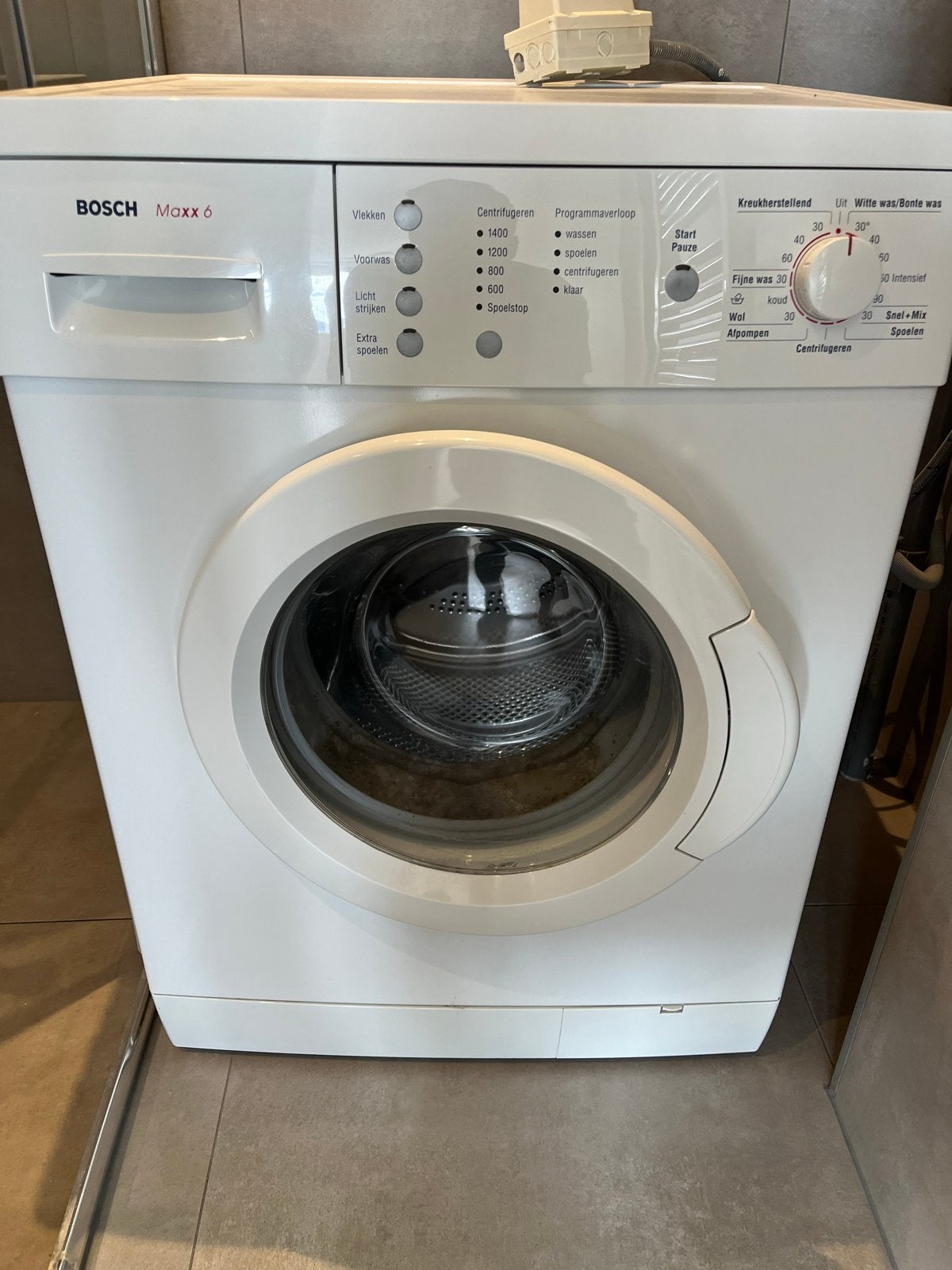 Bosch Maxx 6 Wasmachine - Voorlader, Ophalen, Gebruikt, Voorlader, 85 tot 90 cm
