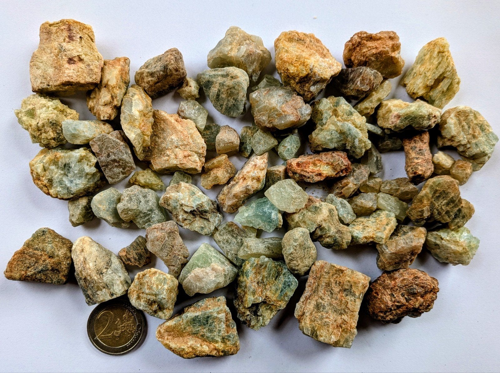 Beryl oa Aquamarijn ruw, Verzamelen, Ophalen of Verzenden, Mineraal