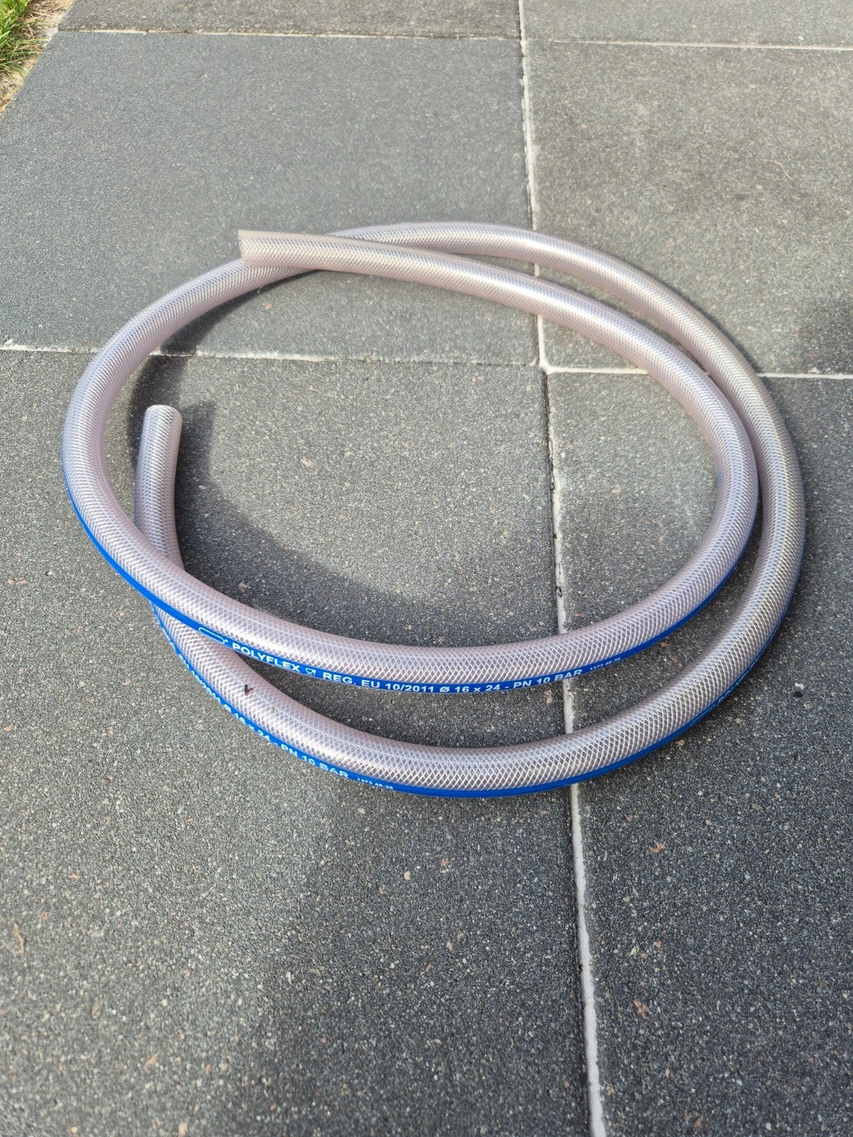 2 m polyflex slang 10 bar 16 x 24, Overige materialen, 6 meter of meer, Overige typen, Nieuw