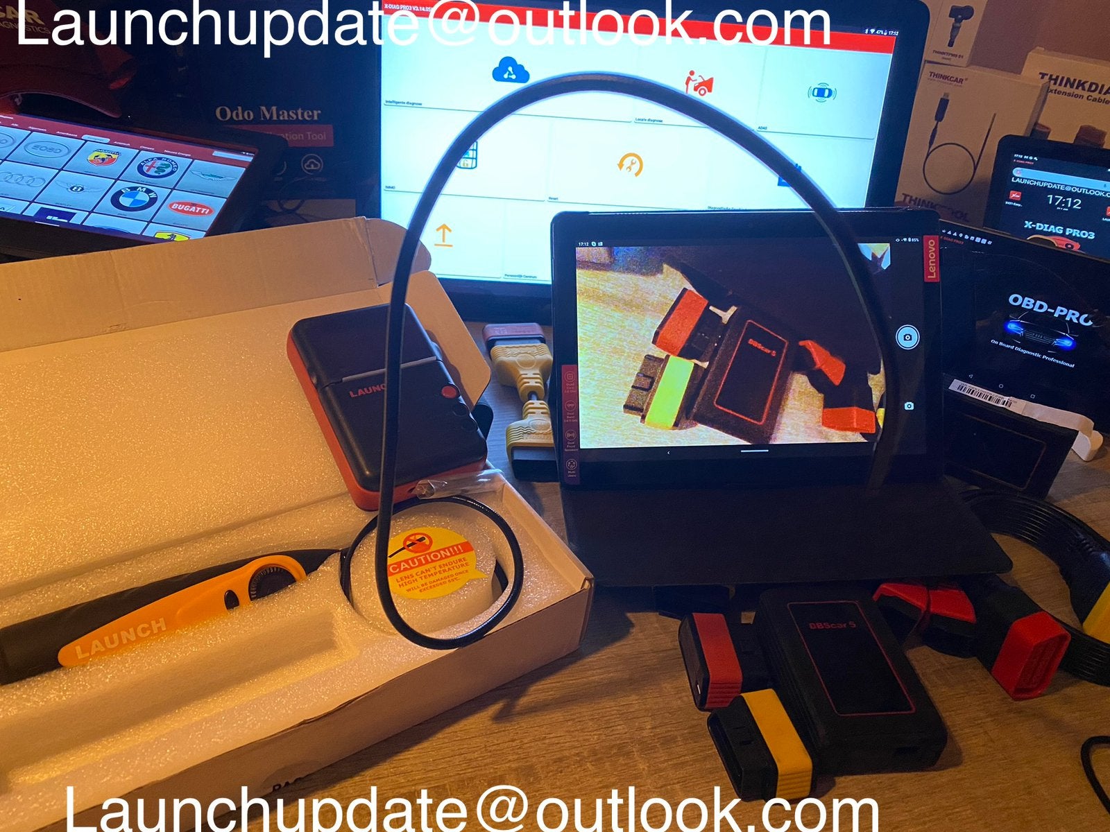 Launch X431P video scope endoscope camera, Auto diversen, Autogereedschap, Ophalen of Verzenden