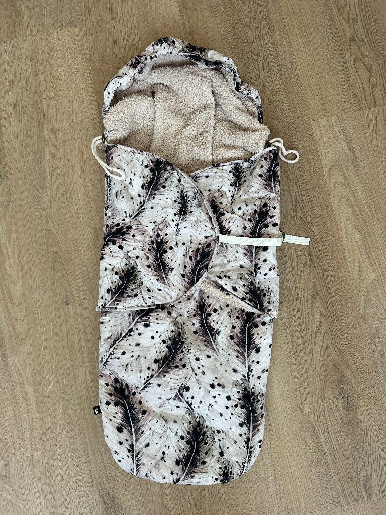 Mies & Co Voetenzak Feathers – 9-30 maanden – Buggy, Zo goed als nieuw, Meerkleurig, Voetenzak, Ademend