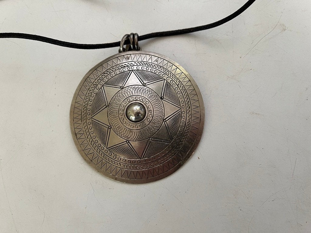 Ronde kettinghanger, Ophalen of Verzenden, Zilver, Overige materialen