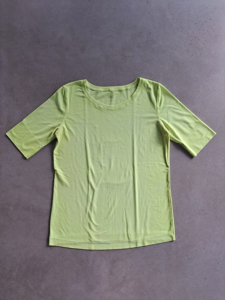 Shirt Marc Cain maat 5, Geel, Maat 42/44 (L), Ophalen of Verzenden, Korte mouw