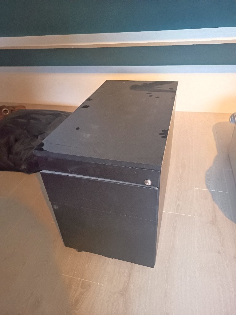 metalen ladekast / dossierkast - met 2 sleutels, Ophalen, Minder dan 50 cm, 75 cm of meer, Zo goed als nieuw