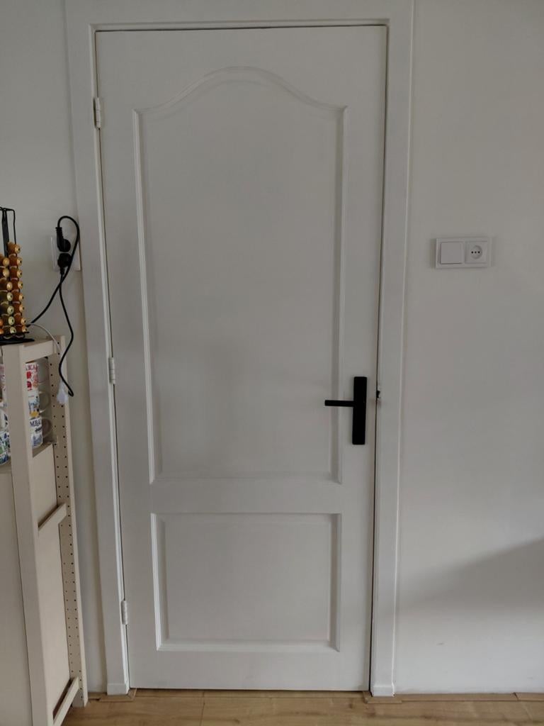 Witte binnendeur woonkamer 208x82cm, Ophalen