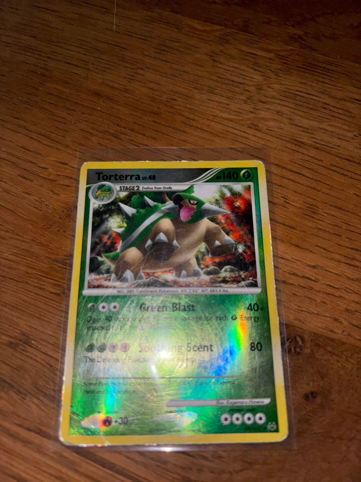 Torterra 38/127 PL reverse, Ophalen of Verzenden, Zo goed als nieuw