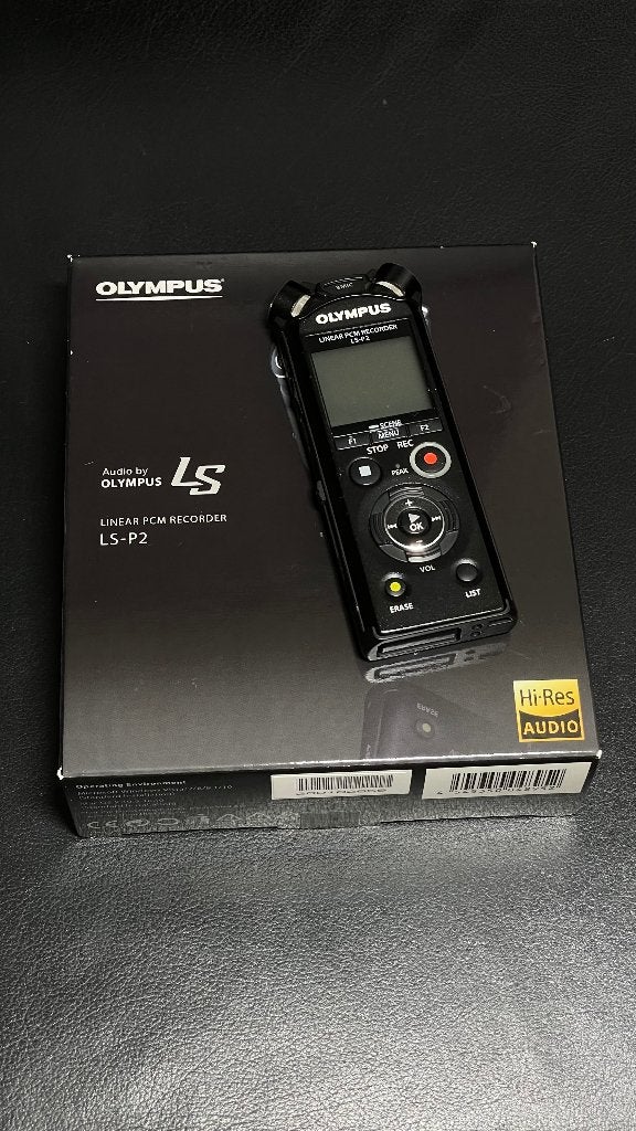 OLYMPUS LS-P2 Linear PCM Recorder, Audio, Tv en Foto, Ophalen, Zo goed als nieuw