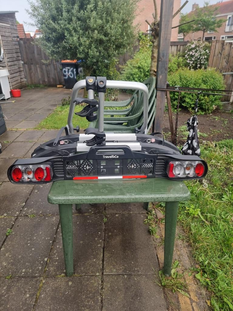 Fietsendrager Travel&Co, Auto diversen, Fietsendragers, Ophalen, Gebruikt, 2 fietsen, Trekhaakdrager