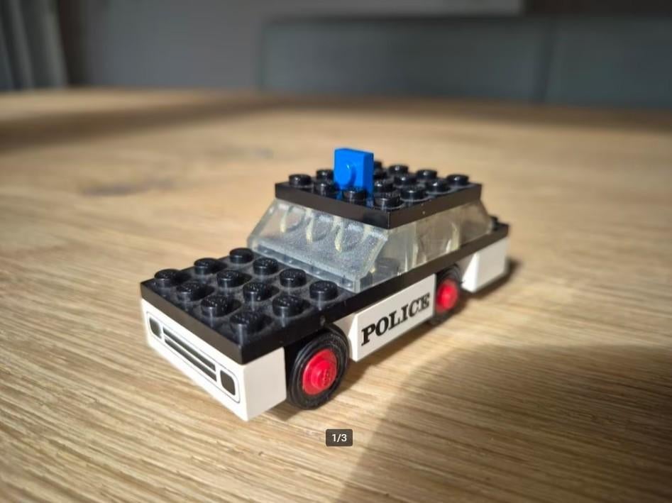 LEGO set 611 Legoland politieauto, Gebruikt, Lego, Compleet, Ophalen of Verzenden