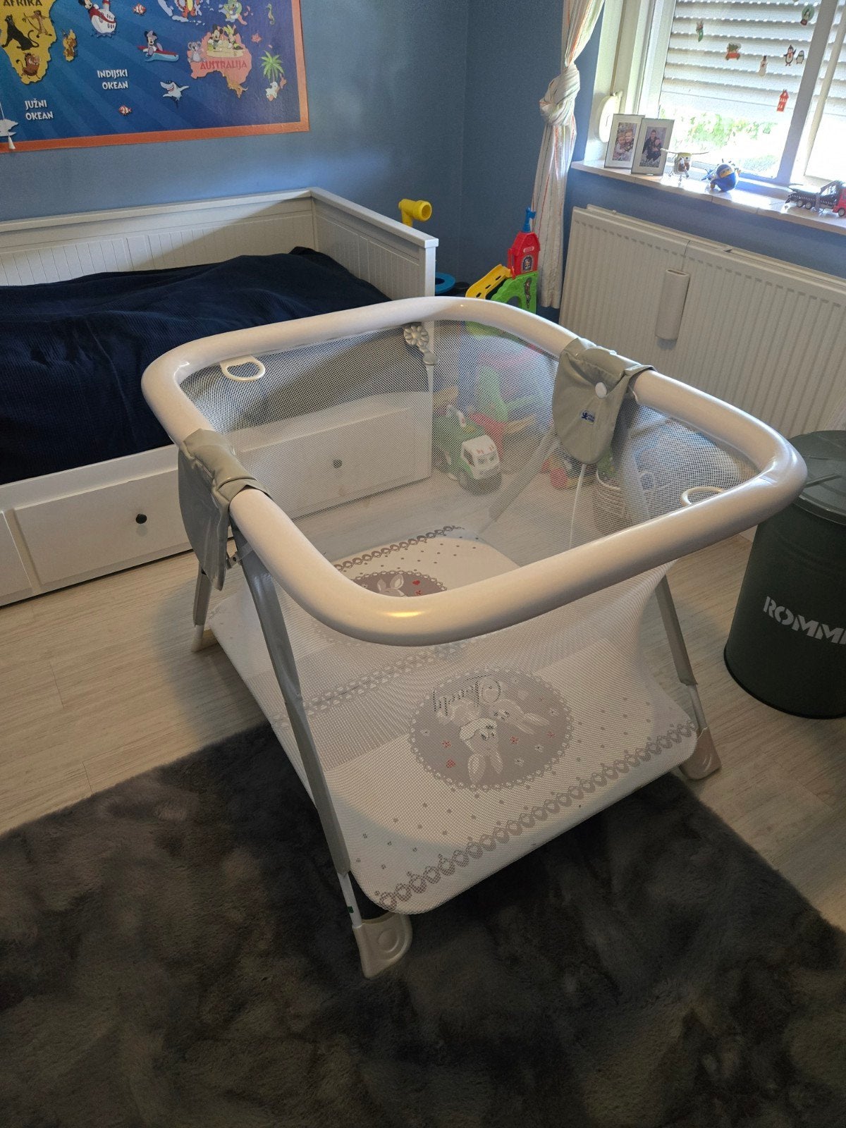 Primi Sogni Wiege/Box, Ophalen of Verzenden, Zo goed als nieuw, Rechthoekig, In hoogte verstelbaar