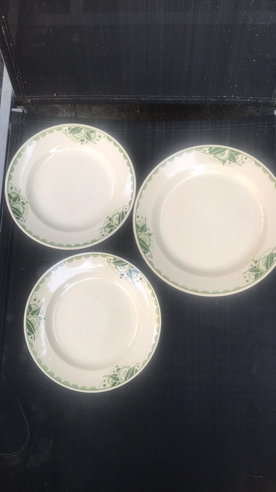 Set oude Boch Frères Art Deco borden, Antiek en Kunst, Antiek | Servies los, Ophalen of Verzenden