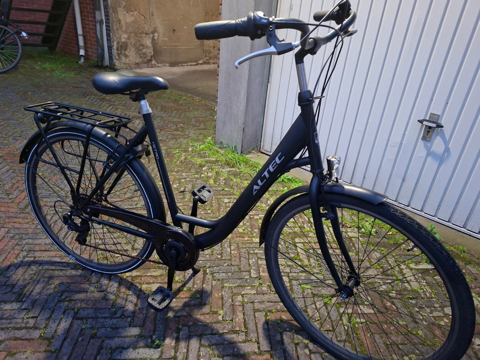 stevige altec damesfiets stadsfiets geheel compleet, Gebruikt, Velgrem, (Extra) lage instap, 56 cm of meer